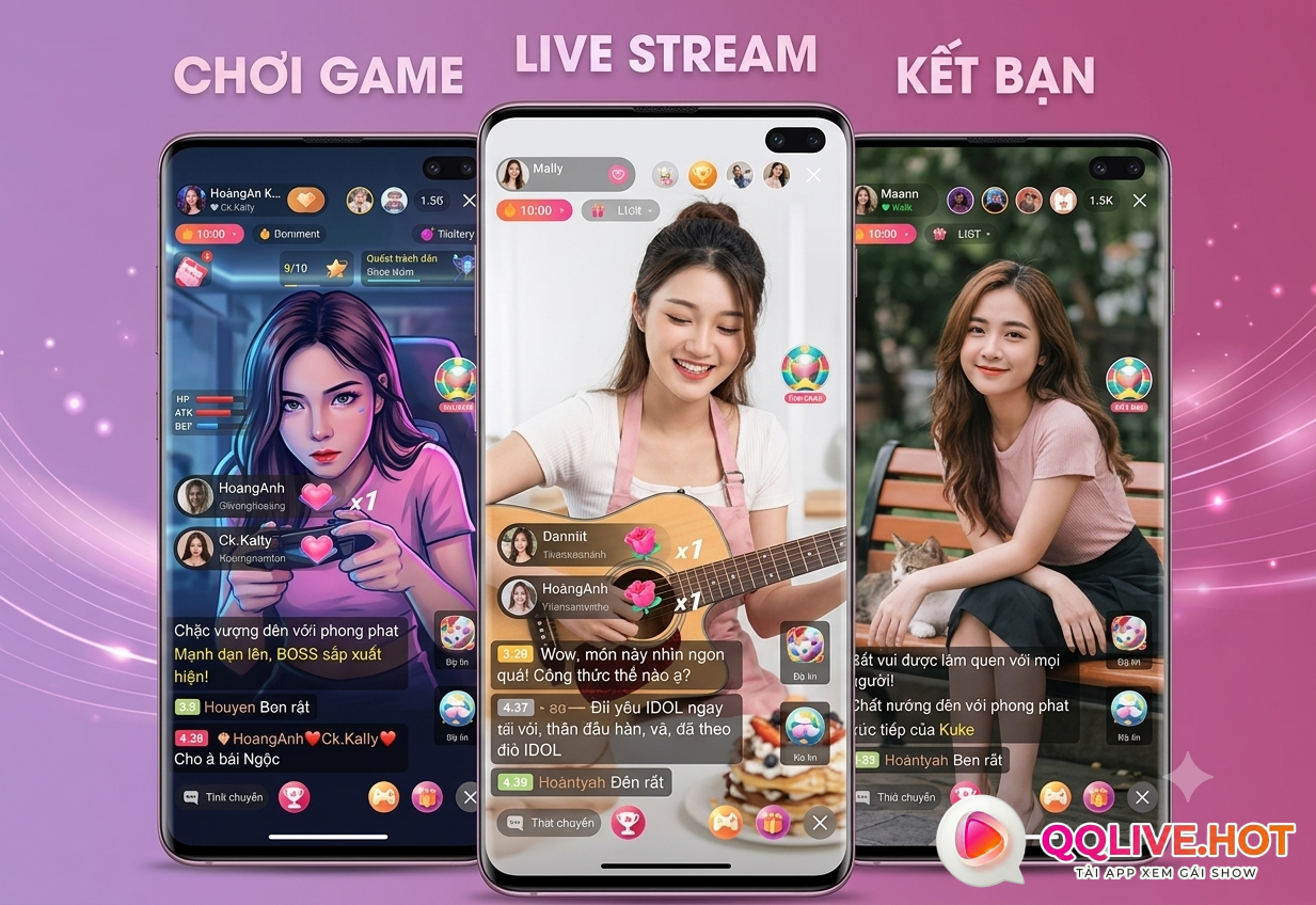 Tha hồ trò chuyện với những hotgirl hot nhất hiện nay